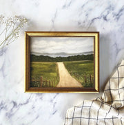 QUIET ROAD - Art Print (framed) 8x10